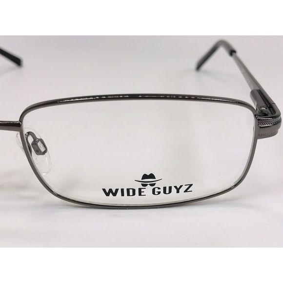 New Wide Guyz Gunmetal LEFTY Eyeglasses 61mm for The Stylish Large Man - Picture 7 of 11